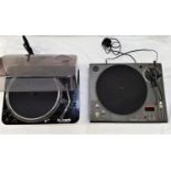 NUMARK TT-100 DIRECT DRIVE TURNTABLE in box; together with a Vestax PDX-D3 turntable (2)