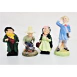 FOUR ROYAL DOULTON FIGURINES comprising Little Boy Blue, HN2062; River Boy, HN2128; and small Tony