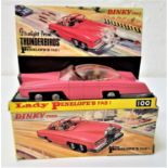 DINKY TOYS 100 LADY PENELOPE FAB 1 in original pink with sliding roof and Parker and Lady Penelope