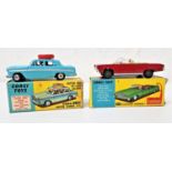 VINTAGE CORGI 236 MOTOR SCHOOL CAR the Austin A60 De Luxe Saloon in pale blue, boxed, together