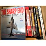 SELECTION OF MILITARY AND MILITARY AIRCRAFT BOOKS including British Aircraft of WWII, The Sharpe