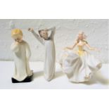 ROYAL DOULTON FIGURINE Sweet Seventeen, HN 2734, 19.5cm high, Darling, HN 1319, 19.5cm high and a