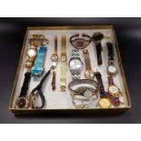 SELECTION OF LADIES AND GENTLEMEN'S WRISTWATCHES including Carvel, Accurist, Rotary, Sekonda, Lorus,