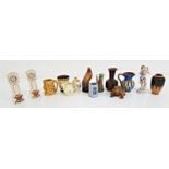 SELECTION OF DECORATIVE CERAMICS including a Beswick eagle for and containing Beneagles Scotch