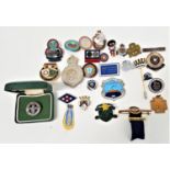 SELECTION OF BADGES including The Boys Brigade The Kings Badge, two Girl Guides, Grangemouth