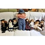 SELECTION OF COLLECTOR'S DOLLS including Sister Mary by Alberon, Yasuko by Leonardo, Rose by