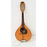 MICHIGAN MANDOLIN with eight strings, 62cm long overall