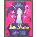 TWO FRENCH GRANDE FILM POSTERS comprising 'Le Puits aux Trois Vérités' (Three Faces of Sin), 1961,