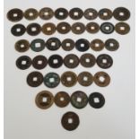 SELECTION OF CHINESE COINS to include Qing dynasty and Ten Cash examples