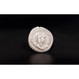 OTACILIA SEVERA (WIFE OF PHILIP I) AR ANTONINIANUS Secular Games issue. Rome, AD 248. OTACIL