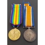 FIRST WORLD WAR PAIR comprising the War Medal and the Victory Medal named to 95659 General David