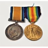 WWI PAIR OF MEDALS comprising The Great War and Victory medal, both with ribbons (2)