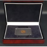 1914 GEORGE V HALF SOVEREIGN COIN twenty-two carat gold, in box and magnetic capsule