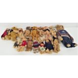 SEVENTEEN BOYD BEARS all with original labels and most with numbered plastic bags, in various shades