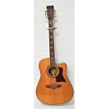 TANGLEWOOD ELECTRIC ACCOUSTIC GUITAR model TW900CE, with side mounted control panel