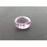 CERTIFIED LOOSE NATURAL AMETRINE the oval cut Ametrine weighing 19.04cts, with ITLGR Gemmological
