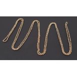 GOLD PLATED GUARD CHAIN approximately 162cm long