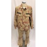 THREE KINGS (1999) - U.S. ARMY CAMO UNIFORM (AIRBORNE) Desert camouflage NATO military uniform,