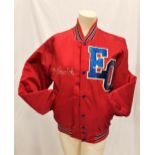 DIONNE WARWICK - CHEERLEADING JACKET with D Warwick embroidered to the front. Accompanied by Star