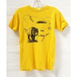 ALMOST FAMOUS (2000) - TWO T-SHIRTS comprising a YELLOW 'LION TSAVO' KENYA T-SHIRT, the yellow t-