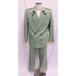 GHOST SHIP (2002) - TWO PIECE GREEN SUIT Gents mint green canvas uniform, the double breasted jacket