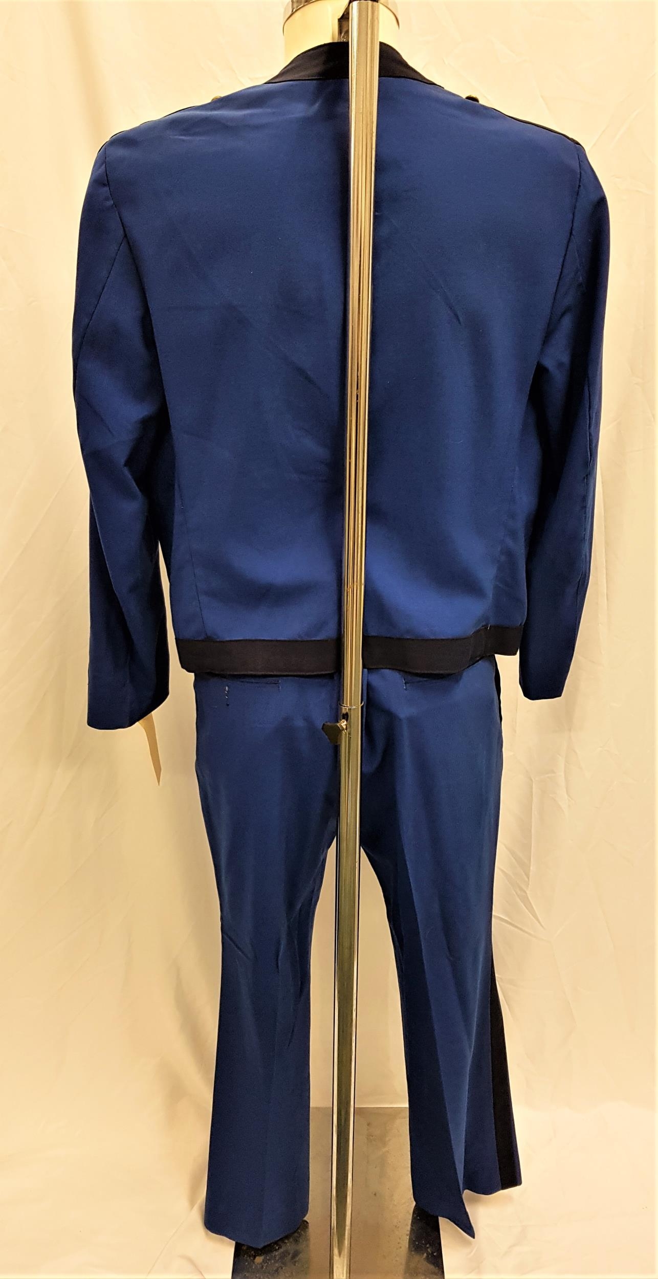 THE RAT PACK ERA HANDMADE STARDUST BELLHOP UNIFORM the royal blue bellhop uniform made by Apple+ - Image 2 of 3