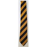 HARRY POTTER AND THE PHILOSOPHER'S STONE (2001) - HUFFLEPUFF HOUSE TIE in yellow and black Note: