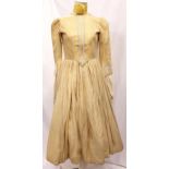 SCOTTISH BALLET - THE TALES OF HOFFMANN the lemon dress with chiffon overlay, lace detail to cuff