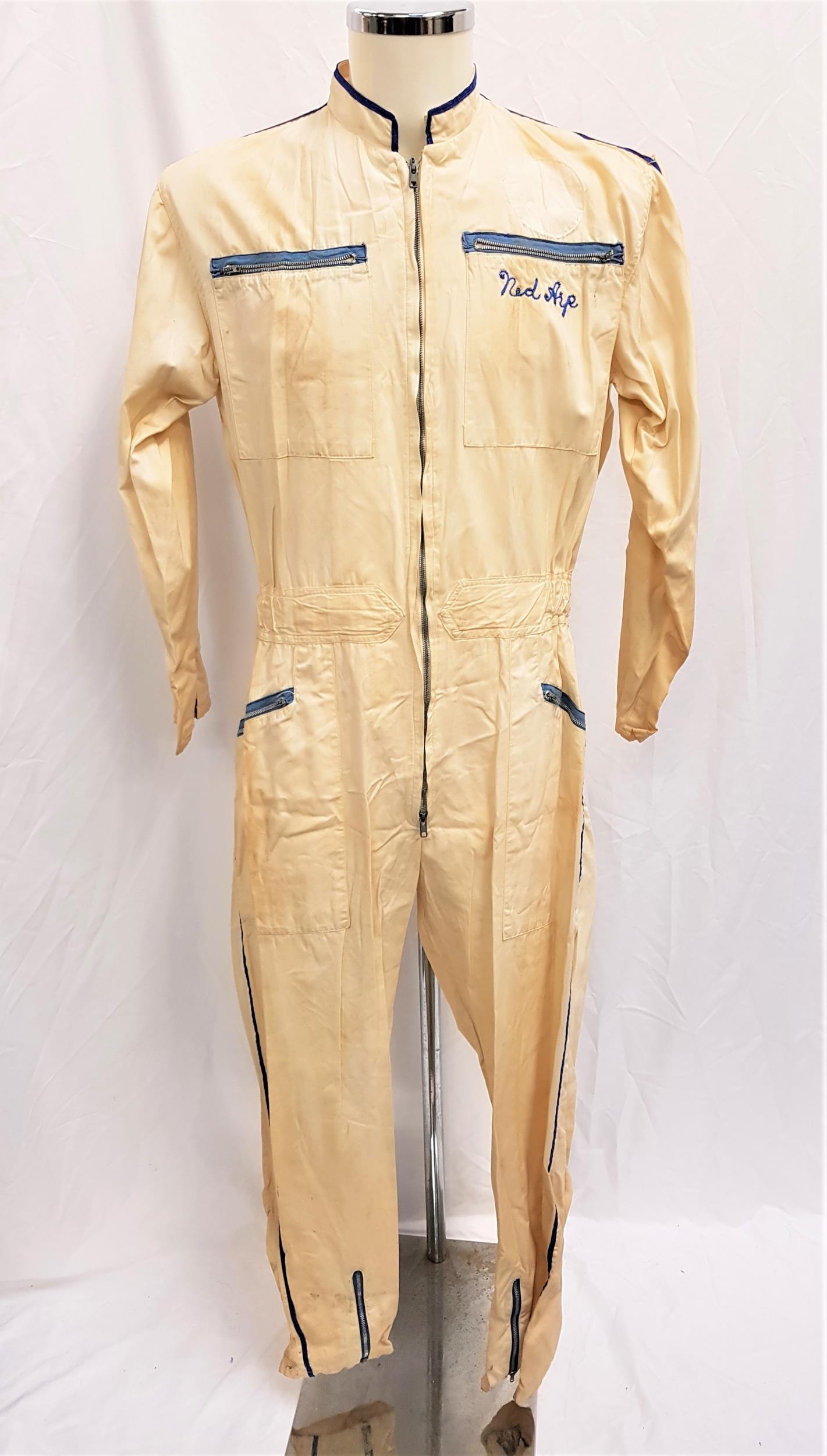 RED LINE 7000 (1965) - NED ARP'S RACE DRIVERS JUMPSUIT - PLAYED BY JAMES ROBERT CRAWFORD the cream