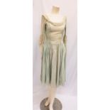 SCOTTISH BALLET - GISELLE - CHARACTER GISELLE the mint green silk dress with three quarter length
