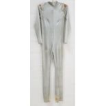 SEXY SPACE SUIT - UNKNOWN PRODUCTION in silver stretch material