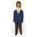 THE BEATLES - PAUL McCARTNEY'S SUIT, SHIRT AND TIE the collarless four button jacket in blue