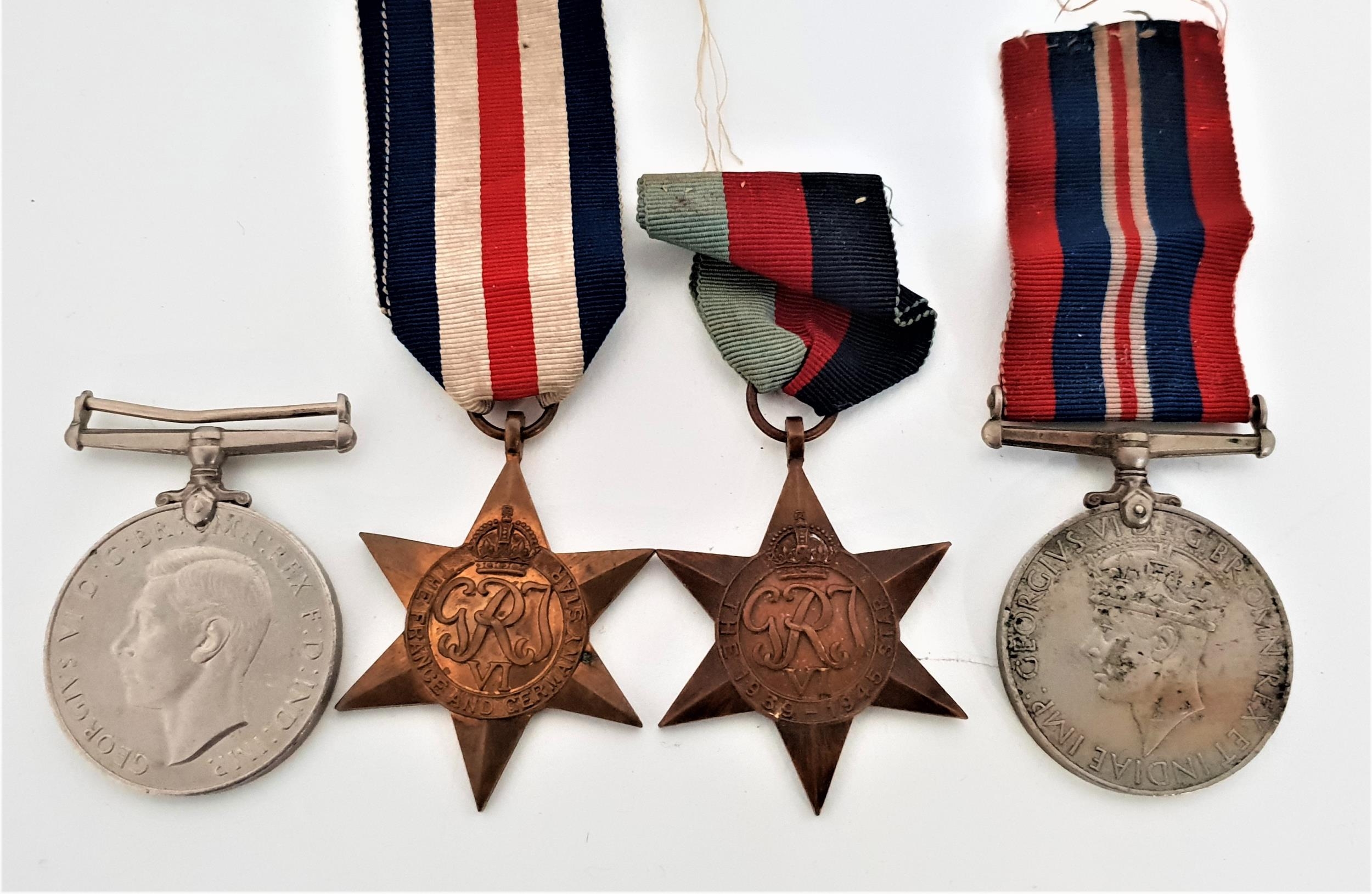 UNNAMED WWII MEDALS The Defence Medal 1939-1945, War Medal with ribbon, The France And Germany
