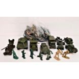 SELECTION OF MILITARY VEHICLES with examples from Dinky including a Centurian tank, armoured