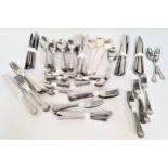 LARGE SELECTION OF KINGS PATTERN FLATWARE including twenty four dessert spoons, nineteen soup