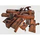 SELECTION OF VINTAGE TOOLS including planes and moulding planes (8)