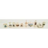 SELECTION OF CRESTED CHINA with examples from Florentine, Hayton & Son, Anglo Heraldic, Savoy and