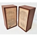 PAIR OF KLH TEAK SPEAKERS model Seventeen, 59cm high