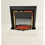 DIMPLEX CHERITON FREESTANDING ELECTRIC FIRE with 'real' flame effect and 2KW heat output, boxed,
