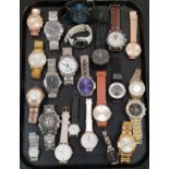SELECTION OF LADIES AND GENTLEMEN'S WRISTWATCHES including Citizen, Beverley Hills Polo Club, Armani