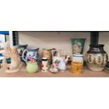 MIXED LOT OF CERAMICS including a Royal Doulton figurine, Tall Story, HN2248; Bunnykins cup and