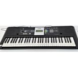 YAMAHA ELECTRONIC KEYBOARD model PSR-E223, with integral speakers and power lead