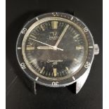 GENTLEMAN'S STAINLESS STEEL OMEGA SEAMASTER 120 AUTOMATIC DIVERS WATCH, 1968 the dial with
