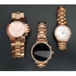 THREE MICHAEL KORS WRISTWATCHES model numbers DW7M2, MK-3716 and MK-5314 (3)