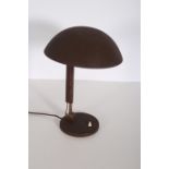 A KARL TRABERT BAG TURGI TABLE LAMP CIRCA 1930s with adjustable shade first edition swiss bag