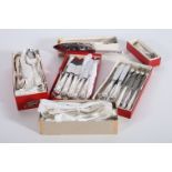 A SIXTYFOUR PIECE KINGS PATTERN SUITE OF CUTLERY eight place setting comprising soup spoons pastry