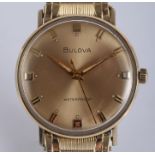 A Bulova Watch Co. Inc., 1967, 17 jewels, man's wrist watch.