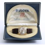 1950s Bulova automatic wrist watch.