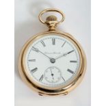 1880s Hampden Watch Co. railway standard pocket watch
