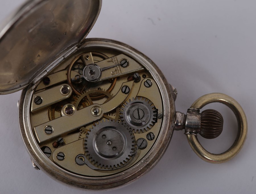 Swiss pocket watch retailed by Ryan, College Green, Dublin. - Image 4 of 4